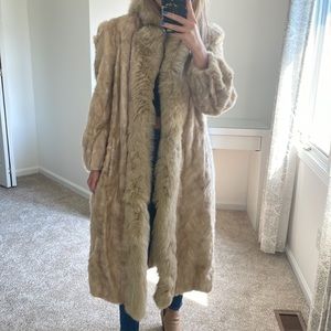 Vintage real fur coat